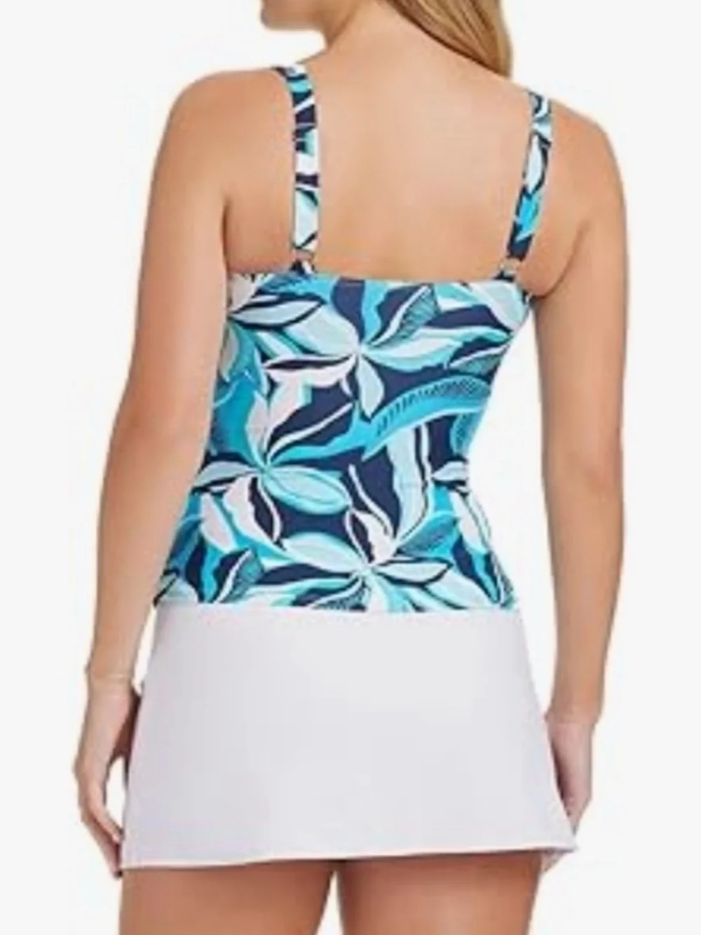 Ellen Tracy 2-piece swim tankini and skort